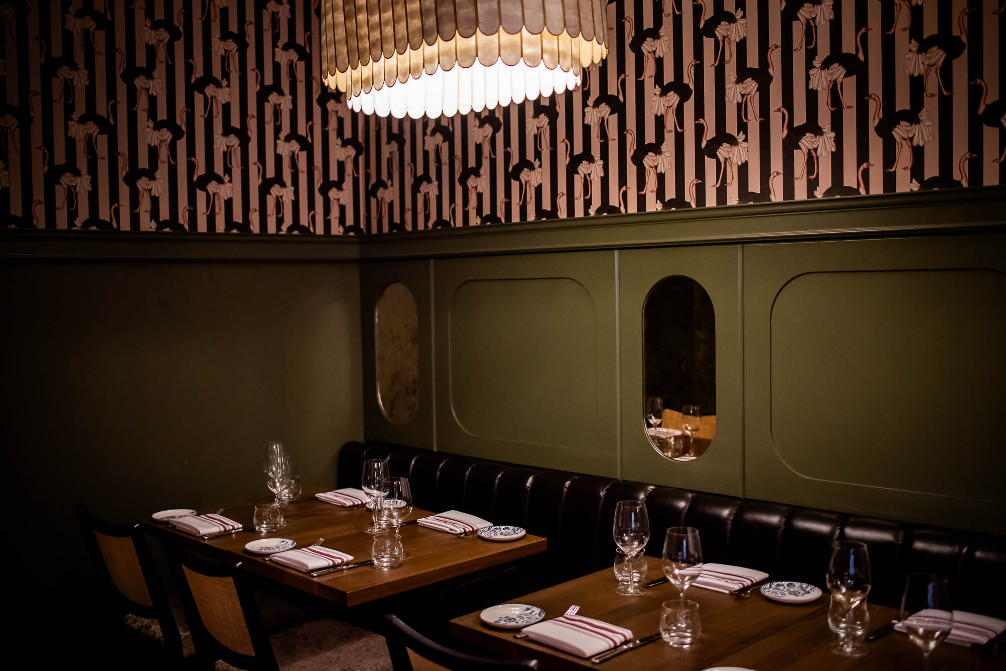 Private dining room at La Plume